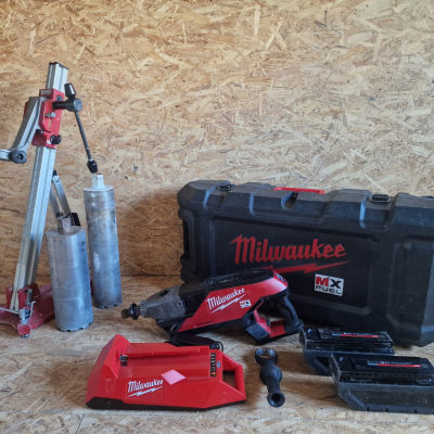 150 mm dimanta kroņurbju urbjmašīna Milwaukee MXF DCD150-302C KIT